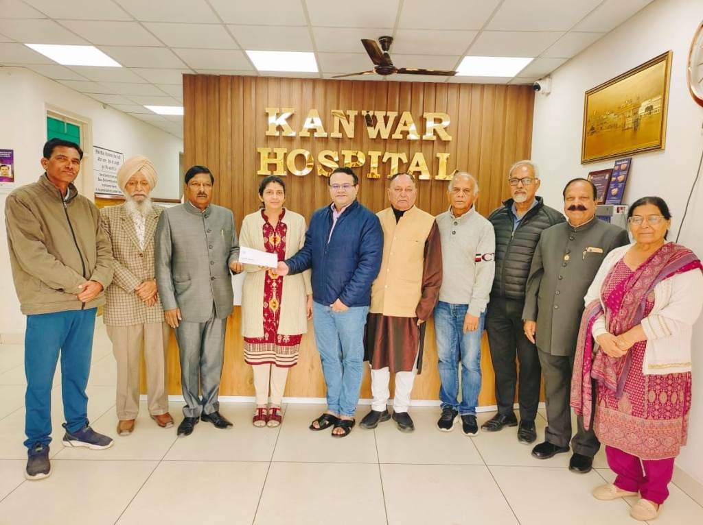 Relief materials distributed to the elderly at the old age home on the birth anniversary of the late Lion Shyam Lal Rana Umesh Rana